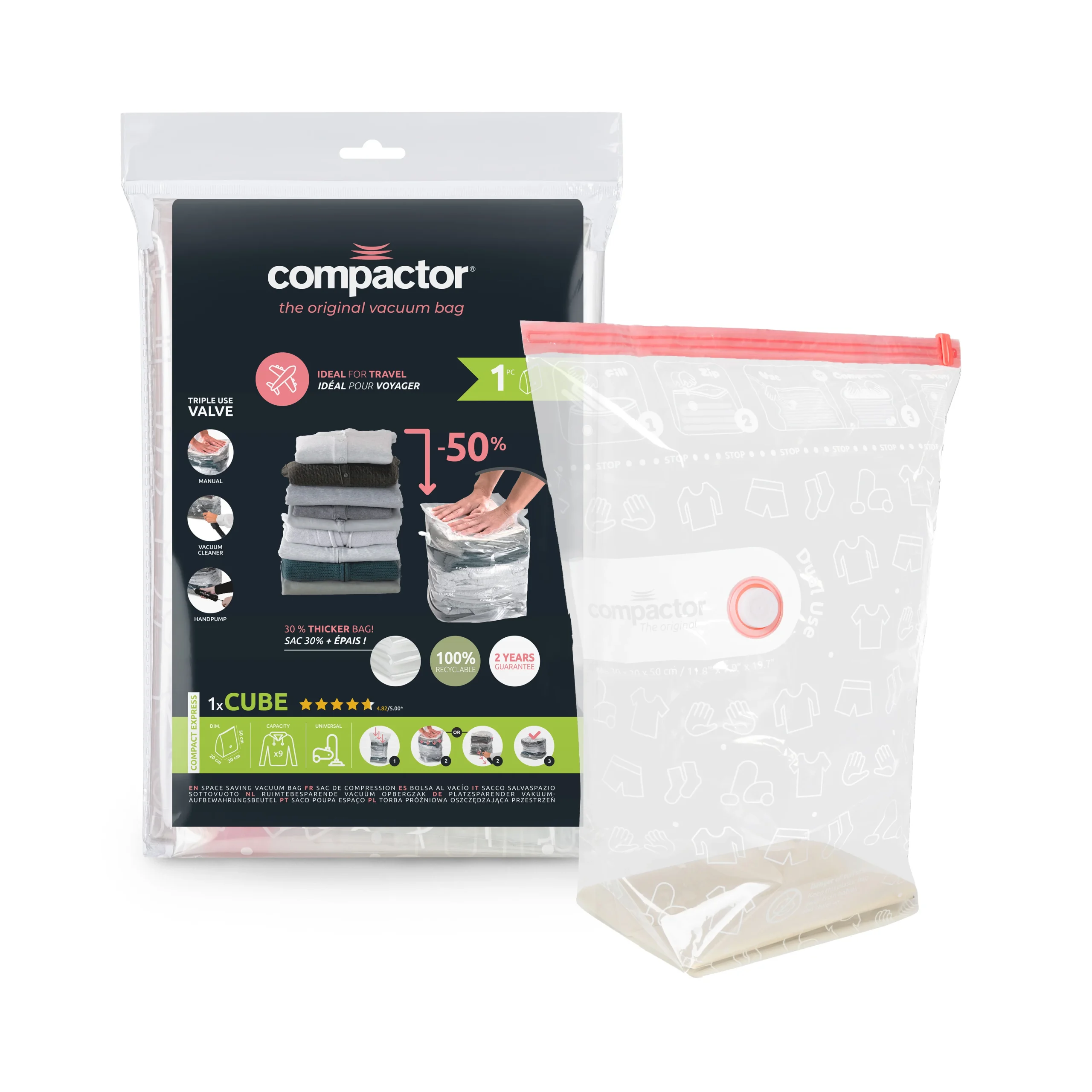 Sac de rangement sous vide Compact Express