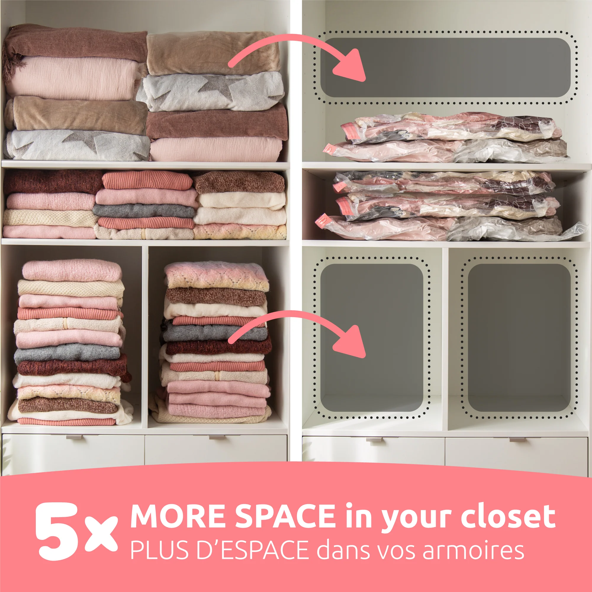 Lot de 5 sacs sous vide AspiSpace – Image 7