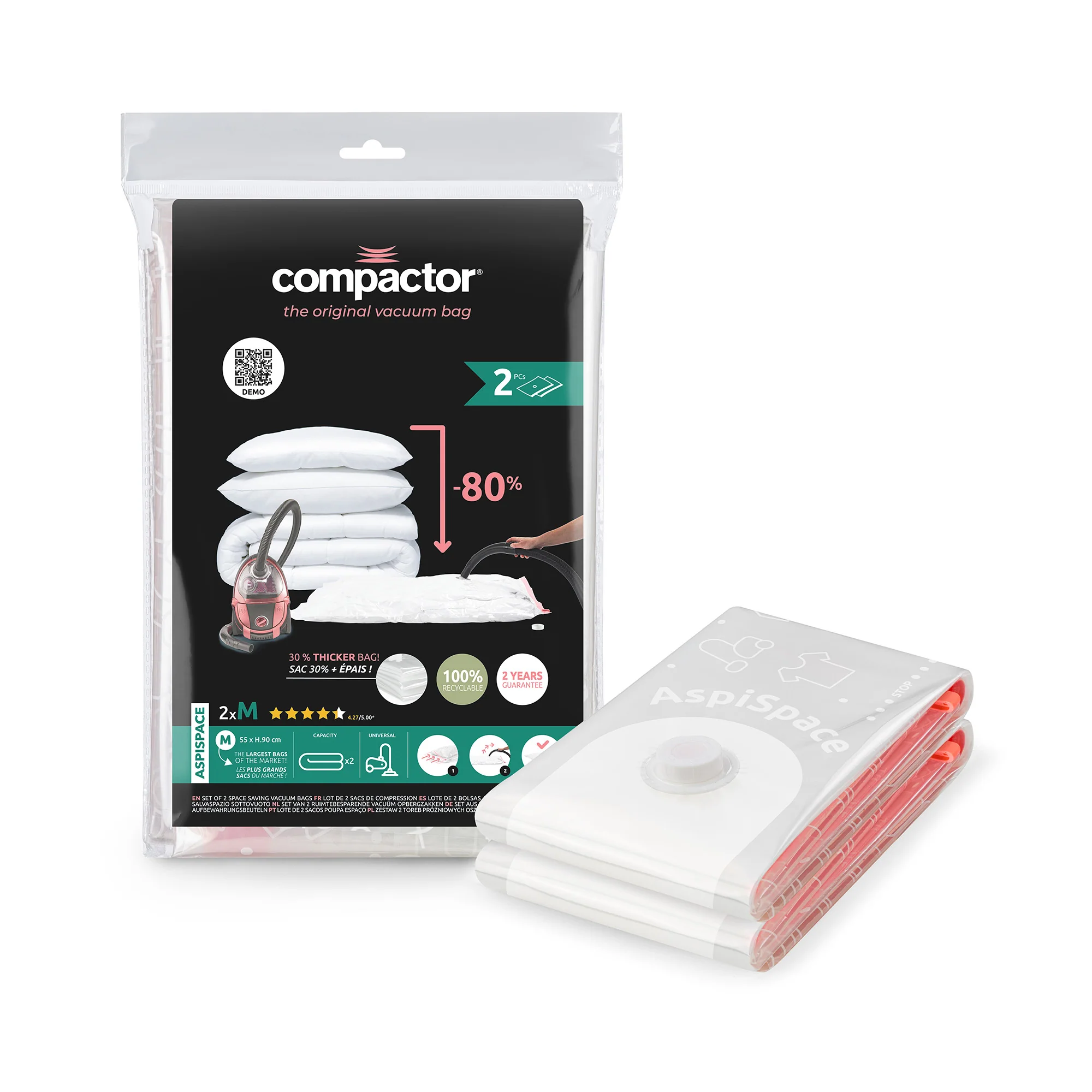 Lot de 2 sacs sous vide AspiSpace – Image 9