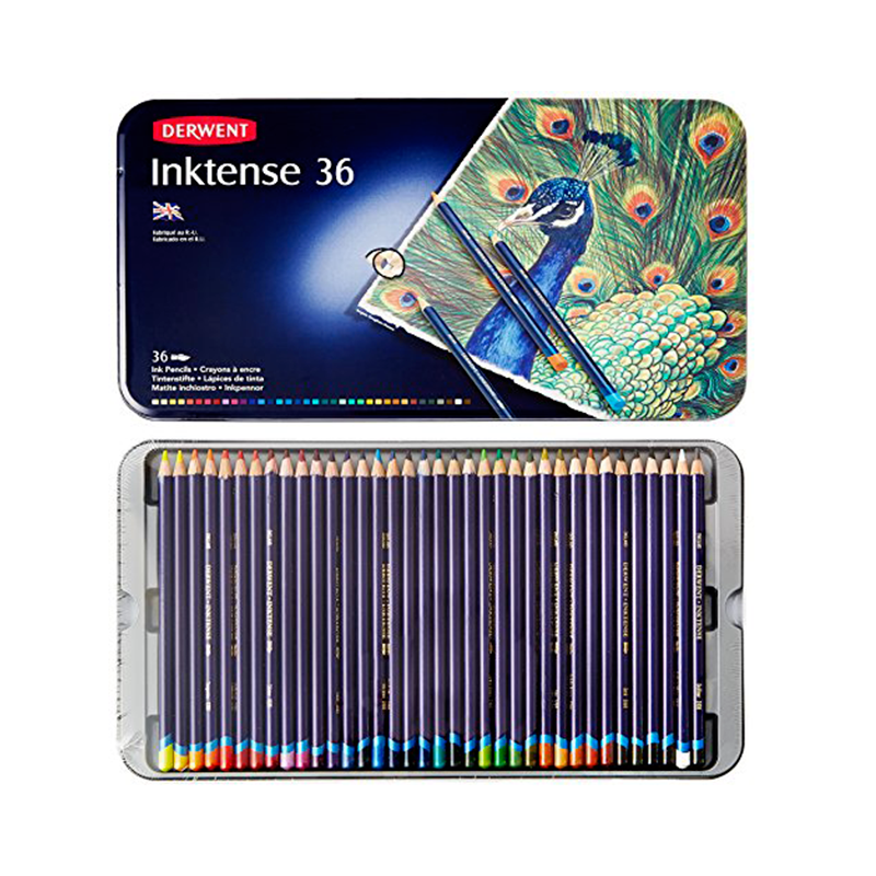 DERWENT – Boîte de 36 crayons à encre Inktense