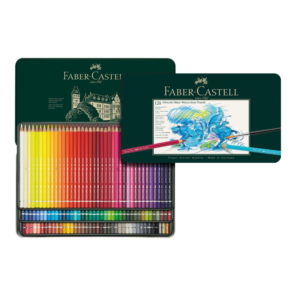 FABER CASTELL – Boîte de 120 crayons aquarellables Albrecht Dürer