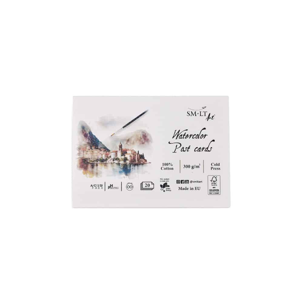 SM-LT ART – Cartes postales papier aquarelle 300g
